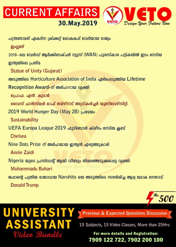 Current Affairs