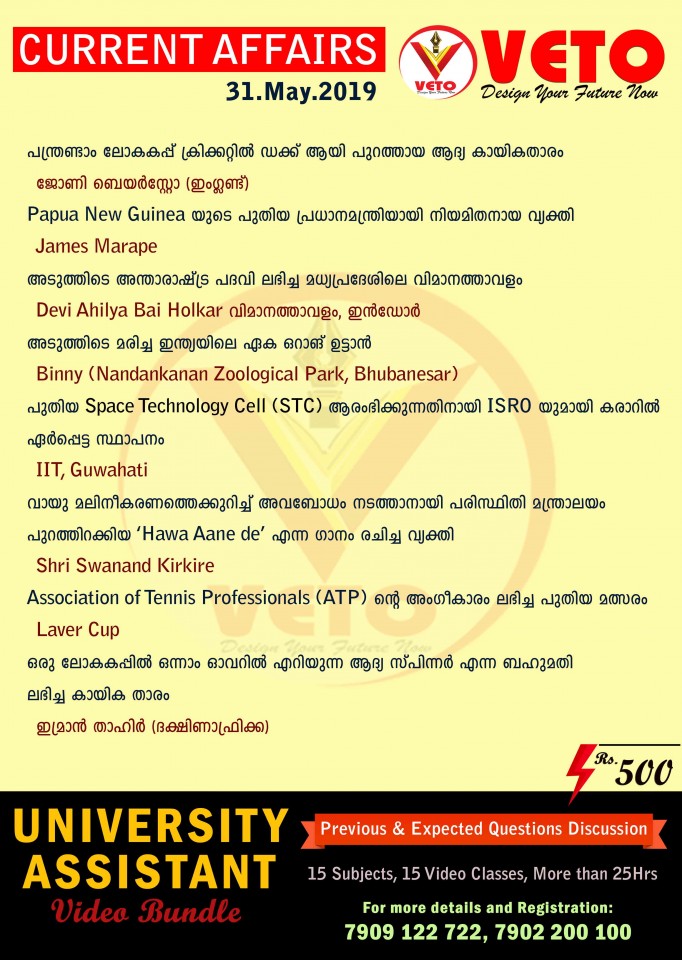 Current Affairs