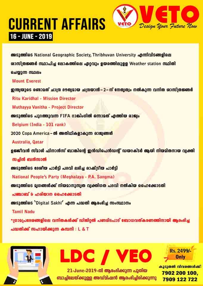 Current Affairs