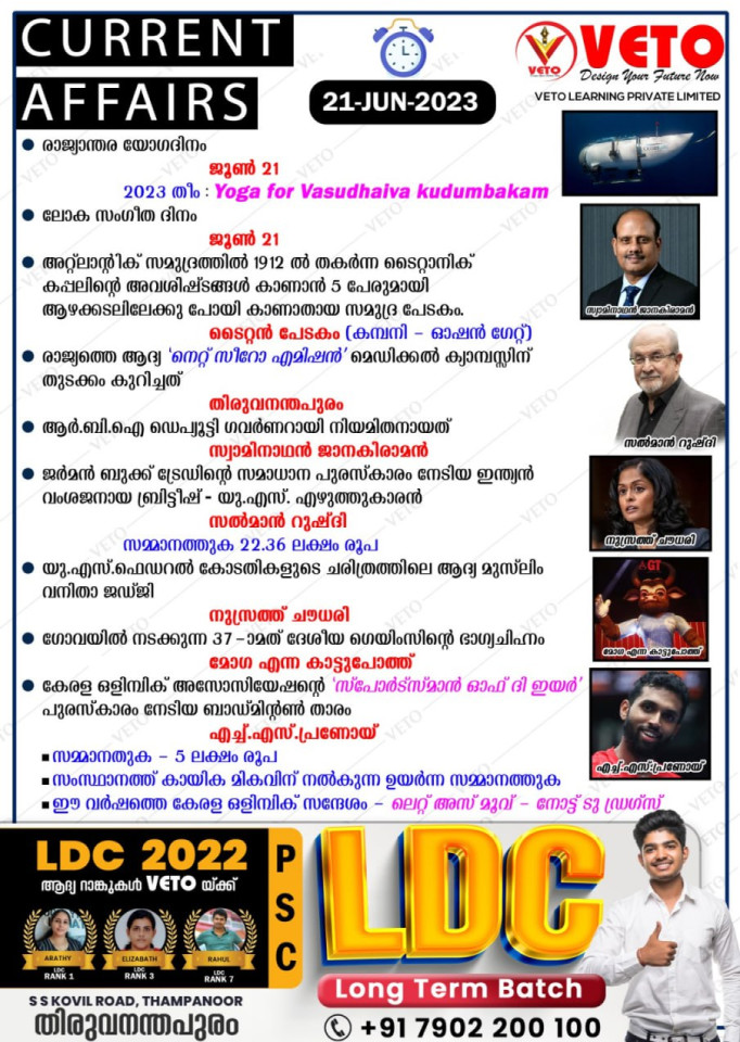 CURRENT AFFAIRS