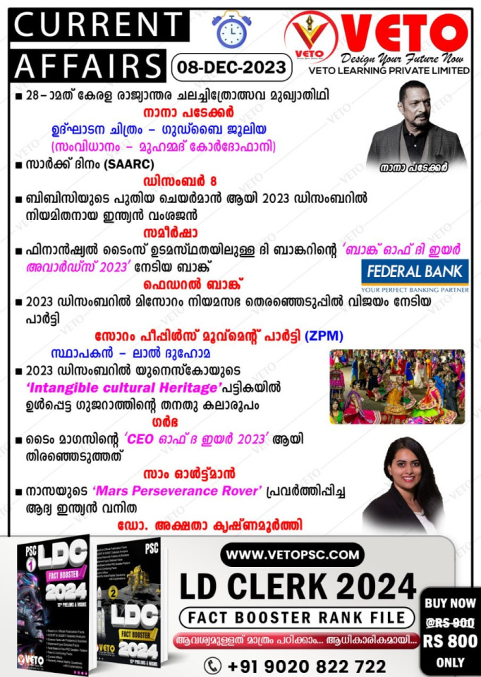 CURRENT AFFAIRS