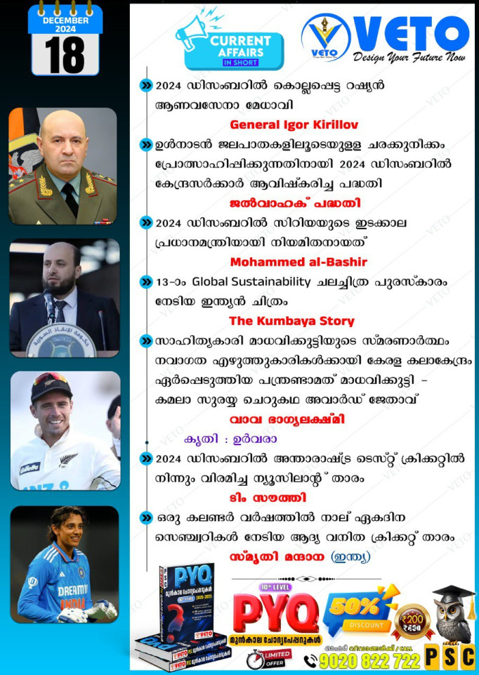CURRENT AFFAIRS